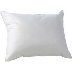 a white pillow on a white background