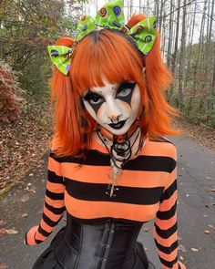 Alternative Clown Costume, The Garden Band Clown Makeup, Icp Makeup Girl, Old Harley Quinn Makeup, Frankenstein Drag Queens From Planet 13, Diy Halloween Costumes, Diy Halloween