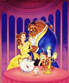 the beauty and the beast poster from disney's live - in - the - dream