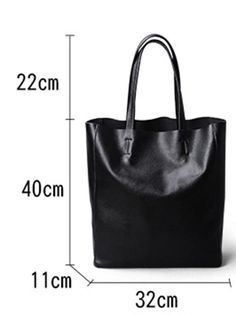 Sku CY-!21715 Material Cotton , Leather Occasion Going out , Casual , Vacation , Simple Seasons Spring , Summer , Autumn , Winter Type Bags Accessories Color BLACK,WHITE,GRAY Size FREE SIZE Size chart: Please consult the size chart we provide for this item's measurements to help you decide which size to buy. Please note: There may be 1-3cm differ due to manual measurement. CMINCH Cm Width Height FREE SIZE 32 40 Black Square Leather Shoulder Bag, Large Black Shoulder Bag For Everyday Use, Black Faux Leather Bag For Daily Use, Everyday Use Large Black Shoulder Bag, Everyday Large Black Shoulder Bag, Trendy Black Soft Leather Bag, Large Black Shoulder Bag For Shopping, Large Black Shopping Bags, Black Soft Leather Bag For Daily Use