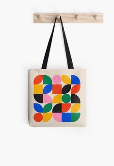 Soft polyester canvas shopping bag with edge-to-edge print on both sides. Fully lined for extra strength. Three sizes to choose from. Canvas Shopping Bag, Printed Tote Bags, Bag Sale, Mid Century, Tote Bag, Canvas