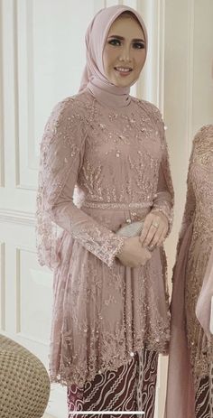 Dress Kebaya Modern Hijab, Dress Kebaya Modern, Bridesmaid Dresses Long Lace