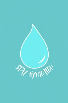 Stay Hydrated Sticker, Stay Hydrated Quotes, Stay Hydrated Aesthetic, Hydration Quote, Side Fat Workout, Iv Vitamin Therapy, Mediterranean Ritual