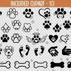 Dog Paw Print Clip-art Paw Print Clip Art, Art Clip, Stickers Set, Dog Paw Print, Ad Art, Dog Paw, Dog Paws, Sticker Set, The Dog