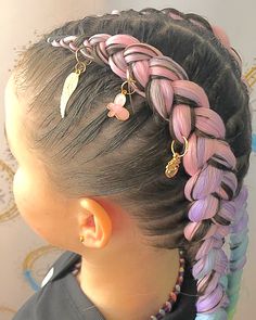 Fulani Braids Hairstyles With Color, Braids Hairstyles With Color, Hairstyles With Color, Fulani Braids Hairstyles, Curly Afro Hair, Map Compass, Wacky Hair, Spring Hair