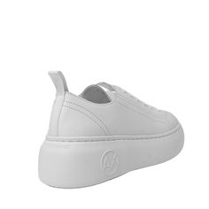 Brand: Armani Exchange Gender: Women Type: Sneakers Season: Spring/Summer PRODUCT DETAIL • Color: white • Fastening: laces • Details: -Slip on -sporty White High-top Sneakers With Textured Sole For Sports, White Low-top Platform Sneakers With Perforations, Summer Low-top Platform Sneakers With Contrast Sole, Sporty Summer Platform Sneakers For Streetwear, White Platform Sneakers For Summer Sports, Casual Summer Platform Sneakers For Sports, White Summer Platform Sneakers For Sports, White Perforated Lace-up Platform Sneakers, Spring High-top Platform Sneakers For Light Sports