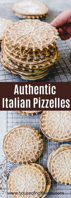 an image of homemade italian pizzerias on the grill with text overlay