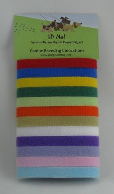 a pack of colored paper with different colors and sizes on top of each other,