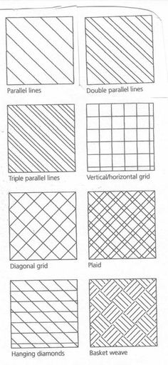 different types of lines drawn on paper with text that says, how to draw diagonal lines