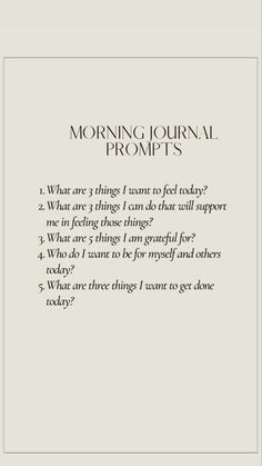 Writing Prompts For Self Discovery, Morning Writing Prompts, Morning Journal Ideas, Journal Prompts Gratitude, Morning Journal Prompts, Self Affirmations, Morning Journal, Gratitude Journal Prompts, Daily Journal Prompts