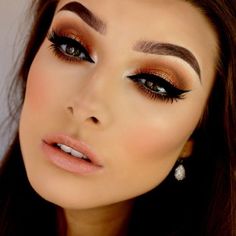 Winter Make Up, Wedding Makeup For Brunettes, Mac Foundation, Brunette Makeup, Eye Details, Trendy Makeup, James Charles, Fall Makeup