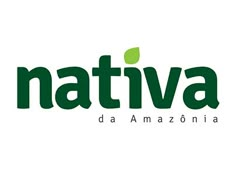 the logo for nattivva da amazonia is shown in green and black letters