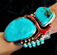 Taos Art, Fab 5, Turquoise Jewelry Native American, Sea Coral, Coral Bracelet, Navajo Jewelry, Southwest Art, Navajo Turquoise, Va Va Voom