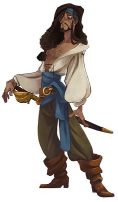 Pirate Design Character, Pirate Character Art Male, Pirates Character Design, Dnd Pirate Character Design, Pirate Character Art, Pirate Character Design, Pirate Drawing, Pirate Man, Pirates Art