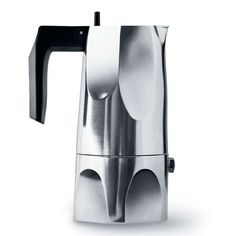 Alessi / Ossidiana / Caffettiera espresso 1 tazza Best Espresso Machine, Coffee Varieties, Moka Pot, Best Espresso, Espresso Makers, Espresso Maker, Espresso Machines, Coffee Drinkers, Stove Top Espresso