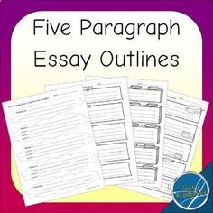 five paragraphs for an argument with text