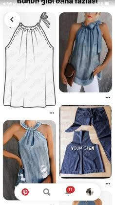 the sewing pattern for this top is very easy to sew