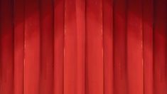 a red curtain that is open and closed