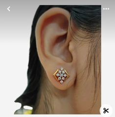 Gold Ear Rings Designs Daily Wear, Daily Wear Earrings Gold Indian Studs, Diamond Earrings Indian Daily Wear, Ear Rings Gold Indian Daily Wear, Daily Wear Earrings Gold Indian, Daily Use Gold Earrings Indian, Indian Daily Wear, Daily Wear Studs