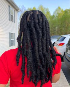 Women With Freeform Locs, Big Locs Black Women, Big Locs Hairstyles For Women, Thick Locs Hairstyles For Women, Combined Locs, Big Dreadlocks, Thick Locs On Black Women, Big Locs, Wicks Locs