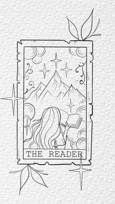 Disney Tarot Card Tattoo, Reader Tattoo, Abstract Tattoo Ideas, Bookish Tattoos, Abstract Tattoos, Fantasy Drawings, Free Adult Coloring Pages, Getting A Tattoo, Minimalist Tattoos