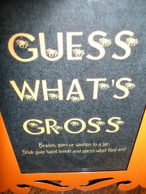 a sign that says guess what's gross on it