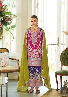 ad eBay - Women Beautiful Kurti Pant with Dupatta Set Indian Designer Ethnic Salwar Kameez - Buy Now, click the link (eBay) Multicolor Embroidered Chinon Salwar Kameez With Dupatta, Festive Multicolor Maxi-length Dupatta, Multicolor Semi-stitched Salwar Kameez, Festival Multicolor Semi-stitched Salwar Kameez, Semi-stitched Multicolor Embroidered Salwar Kameez, Kurtis With Pants, India And Pakistan, Indian Design, Brands Outlet