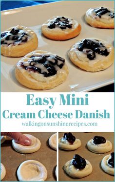 an easy mini cream cheese danish recipe