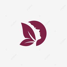 a woman's face with leaves in the shape of a circle, logo, illustration png and psd