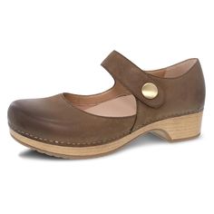 PRICES MAY VARY. SIMPLE STYLE: Our Beatrice Mary Jane offers classic style with our patented stapled construction; from casual to dressy, these versatile women's Mary Jane clogs have you covered, comfortably. QUALITY CONSTRUCTION: These versatile shoes are made with premium leather uppers, and leather and soft textile linings; the shoes include a instep strap with hook and loop closure and a button detail. MEMORY FOAM: Leather covered dual-density EVA footbed with memory foam for cushioning and Teacher Shoes Amazon, Mary Jane Clogs, Versatile Shoes, Womens Mary Janes, Dansko Shoes, Soft Textiles, Clogs Shoes, Mary Jane Shoes, Hook And Loop