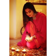 Diwali Light, Diana Penty, Love And Peace, Saree Photoshoot, Indian Photography