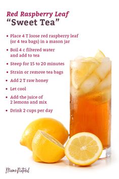 red raspberry iced sweet tea recipe