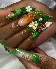 Vision Design, Fall Nail Ideas, Lipstick Nails, Retro Nails, Acrylic Toe Nails, Hippie Nails, Drip Nails