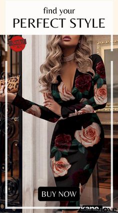 Tessy Print Long Sleeve Skinny Ruched Midi Dress Spring V-neck Ruched Bodycon Dress, Fall Floral Print Midi Dress For Night Out, Trendy Ruched Dresses For Fall, Party Bodycon Dress With Floral Print And V-neck, Elegant Floral Print Bodycon Dress For Date Night, Fitted Rose Print Dress For Date Night, Party Floral Print V-neck Bodycon Dress, Floral Print V-neck Bodycon Dress For Parties, V-neck Floral Print Bodycon Dress For Party