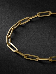 Mateo's chain-link bracelet is one of the designer's own personal favourites. It's cast from gold in a sleek, understated profile that ensures you'll get plenty of use from it. Timeless Polished Chain Link Bracelet, Timeless Link Chain Bracelet For Formal Occasions, Formal Polished Link Chain Bracelet, Formal Chain Bracelet With Polished Finish, Polished Chain Link Bracelet For Formal Occasions, Polished Finish Chain Link Bracelet For Formal Occasions, Modern Link Chain Bracelet For Formal Occasions, Formal Polished Chain Link Bracelet, Modern Gold Bracelet With Cable Chain For Formal Occasions