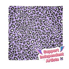 Microfiber polyester silky scarf with a slightly transparent effect. Vivid one side print, visible on the reverse. Leopard spots print pattern in purple and white. An alternative colour to the traditional animal print colours. Silky Scarf, Leopard Spots, Patterned Scarves, Leopard Print, Animal Print, Lilac, Multi Color, Print Patterns, Purple