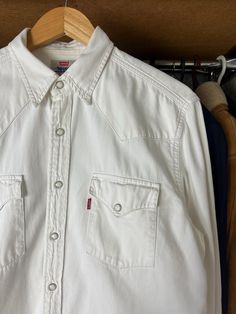 Vintage shirt . No stains , holes .  Size M .  Please ask me any questions White Distressed Fitted Tops, White Fitted Distressed Tops, Fitted White Distressed Tops, Casual Fitted Bleached Top, Distressed White Cotton Tops, White Distressed Cotton Tops, Distressed White Cotton Top, White Distressed Cotton Top, White Bleached Tops For Streetwear