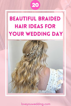 Elevate your bridal look with these stunning braided wedding hairstyles! From romantic updos to elegant half-up styles, this collection has the perfect braid for every bride. Whether you’re planning a boho-chic ceremony or a classic celebration, these hairstyles add a touch of charm and sophistication to your big day. Click to explore the most beautiful braided wedding hairstyle inspiration!"