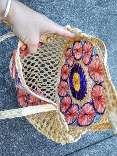 "Basket tote bag boho beach purse bright handmade holiday surfer girl purple natural coral pink 17\" handles 19\" hippie Delightful old treasure!" Multicolor Tote Beach Bag For Festivals, Multicolor Festival Tote Beach Bag, Handmade Multicolor Beach Bag For Festivals, Handwoven Multicolor Beach Bag For Festival, Multicolor Handwoven Beach Bag For Festival, Handmade Pink Beach Bag For Everyday Use, Handmade Multicolor Straw Bag For Festival, Handmade Hippie Rectangular Bag, Pink Woven Beach Bag