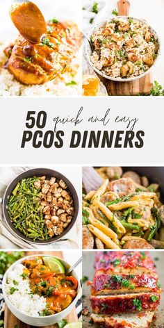 These 50 PCOS recipes are gluten free, dairy free and refined sugar free. They're meals you'll look forward to making while trying to naturally reverse PCOS symptoms. What Molly Made has personally curated this collection of delicious recipes that will help with the symptoms of PCOS. Low Fat Diets, Diet Help, Best Diets, Keto Dessert, Healthy Diet, Gluten Free Recipes, Easy Dinner Recipes, Healthy Dinner, Easy Dinner