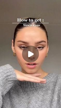 ZARA on Instagram: "Beauty hacks! How to get siren eyes by @millieleer #zarabeauty #zaracreators" Easy Siren Eye Makeup, Siren Eye Eyeliner Tutorial, Siren Eyes How To, How To Do Siren Eye Makeup, Siren Eyes For Hooded Eyes, Siren Eye, Siren Eyeliner, How To Make Siren Eyeliner, Siren Eyeliner Tutorial