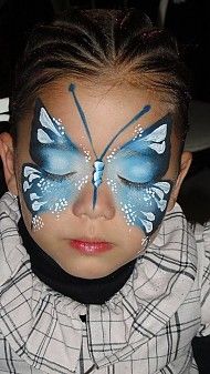 Butterfly Makeup, Butterfly Face, Face Painting Easy, Kids Face Paint, Face Painting Halloween, Face Painting Designs