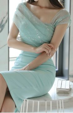 $44.90 Pastel Blue Glitter Tight Fitted Midi Dress. Tight fitted midi dress for evening, formal events, dinners and party. The fabric is thick and fitted. It is good for elegant ladies and seductive women. Elegant Light Blue Midi Dress For Prom, Elegant Light Blue Bodycon Dress For Night Out, Fitted Light Blue Midi Dress For Prom, Elegant Sparkling Mini Bodycon Dress, Blue Feminine Midi Dress For Party, Feminine Blue Midi Dress For Party, Chic Light Blue Midi Dress For Prom, Light Blue Knee-length Bodycon Dress For Evening, Light Blue Sheath Midi Dress For Party