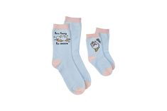 These cute novelty women’s socks are the perfect Mommy and Me duo. The matching pair features Hot Mommy socks with “Too Lazy to Move” and an adorable, reclined unicorn, and kiddo socks feature a happy, peppy unicorn. Mama unicorn is definitely ready for a nap in these cozy socks! And with a bit of stretch to the material, you can be sure these socks will give your feet room to breathe as you prop up those swollen pregnancy feet. This Mommy and Me set comes with 1 pair of adult socks (size medium Cute Blue Socks For Stocking Stuffers, Hot Mommy, Soft Sock, Cozy Socks, Mommy And Me, Little One, Socks, Size Medium, Blue