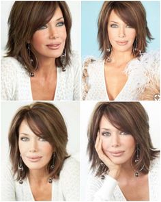 Stylish layered mid length. Oval Face Hairstyles, Pinterest Hair, Long Bob Hairstyles, Penteado Cabelo Curto, Medium Hair Cuts, Shoulder Length Hair, Great Hair, Thick Hair