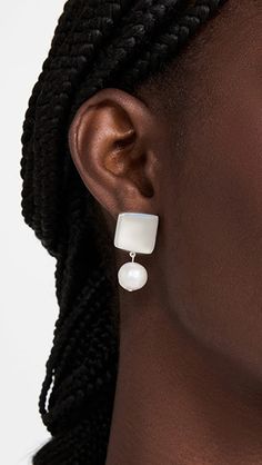 AGMES Small Baroque Luca Earrings | SHOPBOP Freshwater Cultured Pearls, Cultured Pearls, Wedding Accessories, Fresh Water, New Arrivals, Jewelry Accessories, Pearl Earrings, Jewelry Earrings, 925 Sterling Silver