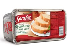 an open can of bread on a white background