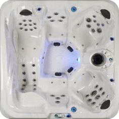 an image of a hot tub that is white