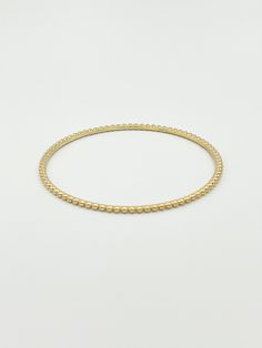 Introducing the Dewdrop Bangle. Handcrafted in 18K Yellow Gold Vermeil, 18K Rose Gold Vermeil or Sterling Silver, it resembles the delicate early morning dewdrops found in the garden. Perfect for stacking with other bangles to add a bold statement to any look. Size is inner diameter of bangle in centimeters. If you need a smaller or larger size, please let us know info@meghatiwarijewelry.com. Made to order especially for you, please allow 4 weeks for delivery. Available in solid gold by request. Early Morning, 18k Rose Gold, In The Garden, Gold Vermeil, The Garden, Solid Gold, Bangles, Fashion Jewelry, Yellow Gold