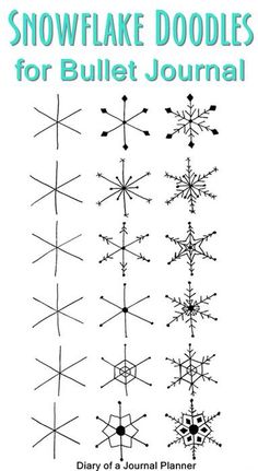 Easy Snowflake, Simple Snowflake, Drawing Hands, Drawing Step, Hand Reference